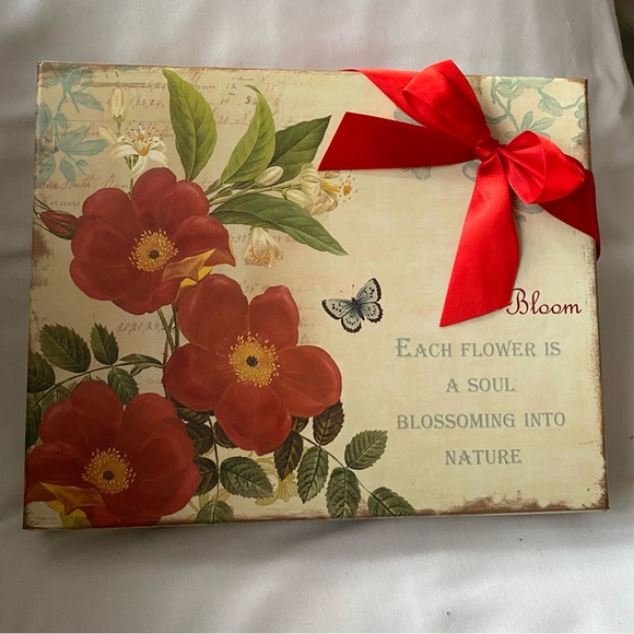 Terri Conrad Designs Decorative Box Bloom NWOT - Picture 1 of 7
